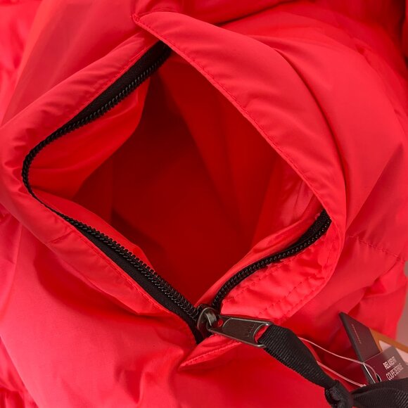 Men's The North Face 1996 Nuptse 700 Fill Down Jacket Size M Brilliant Coral - Picture 7 of 16